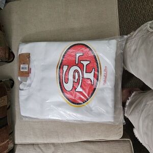 COPY - Mitchell and Ness San Francisco 49ers White 5 rings XXL Sweatshirt